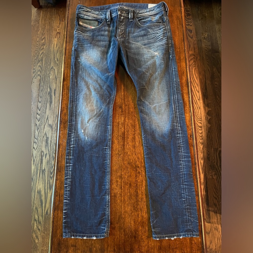Diesel men’s jeans Thanaz slim skinny 32 W 32 L made in Italy